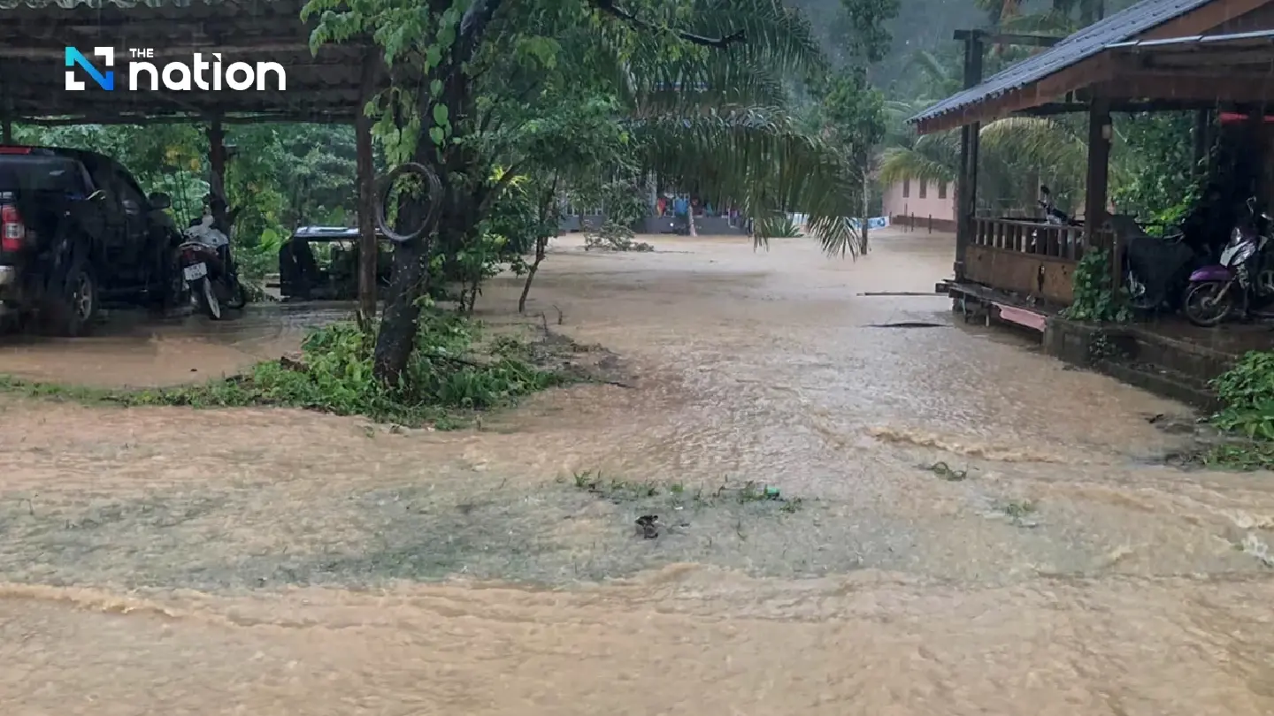 Flash floods and heavy rains forecast for 26 provinces across Thailand