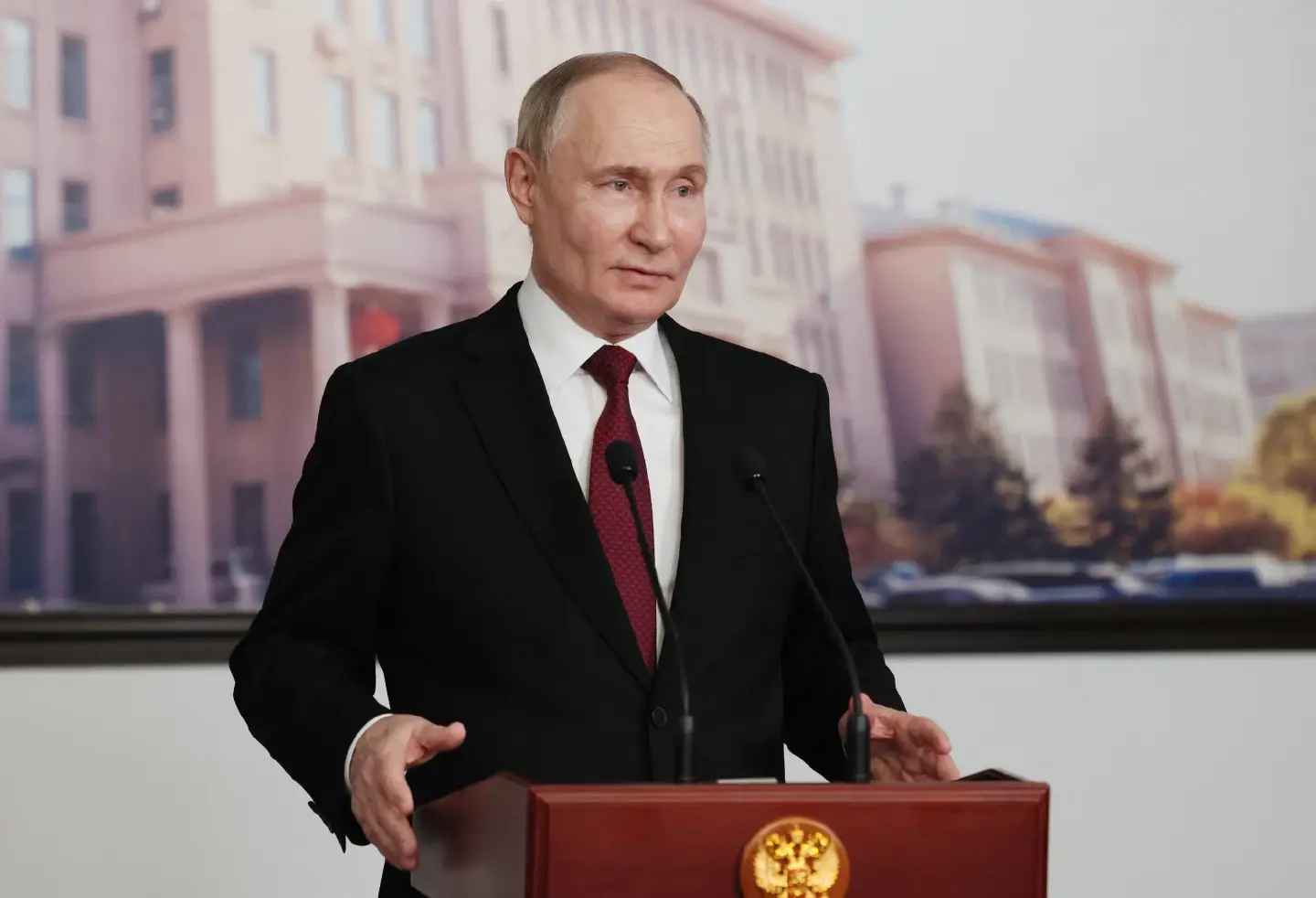 Putin says Russia seeks buffer zone in Kharkiv, no plans to capture the city. Putin says Russia seeks buffer zone in Kharkiv, no plans to capture the city.