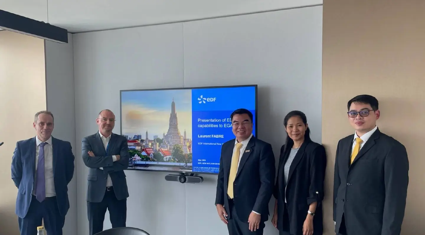 EGAT discusses SMR technology with Électricité de France to explore clean energy production options EGAT discusses SMR technology with Électricité de France to explore clean energy production options
