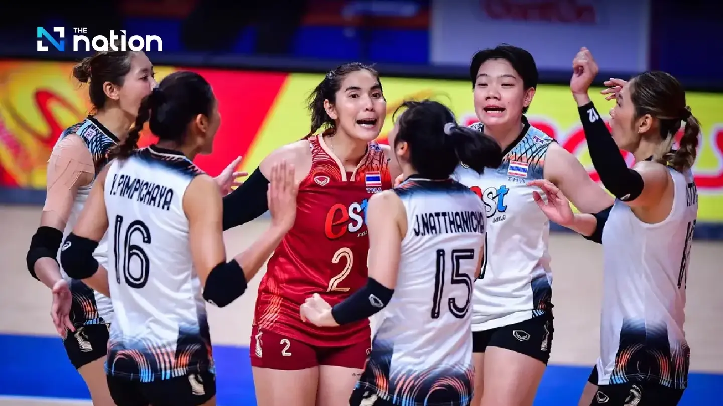 Thai women pull off thrilling victory over France in volleyball league Thai women pull off thrilling victory over France in volleyball league