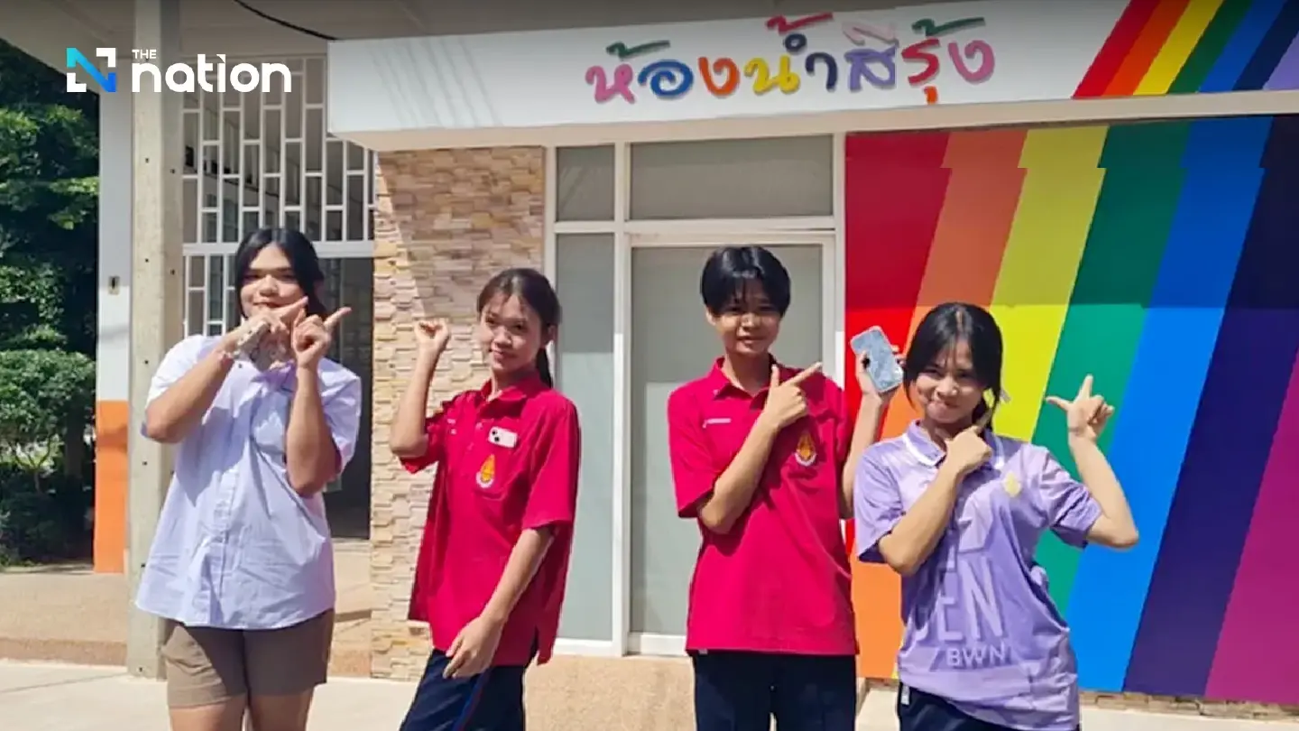 Rainbow restrooms at Thai school as it breaks more barriers