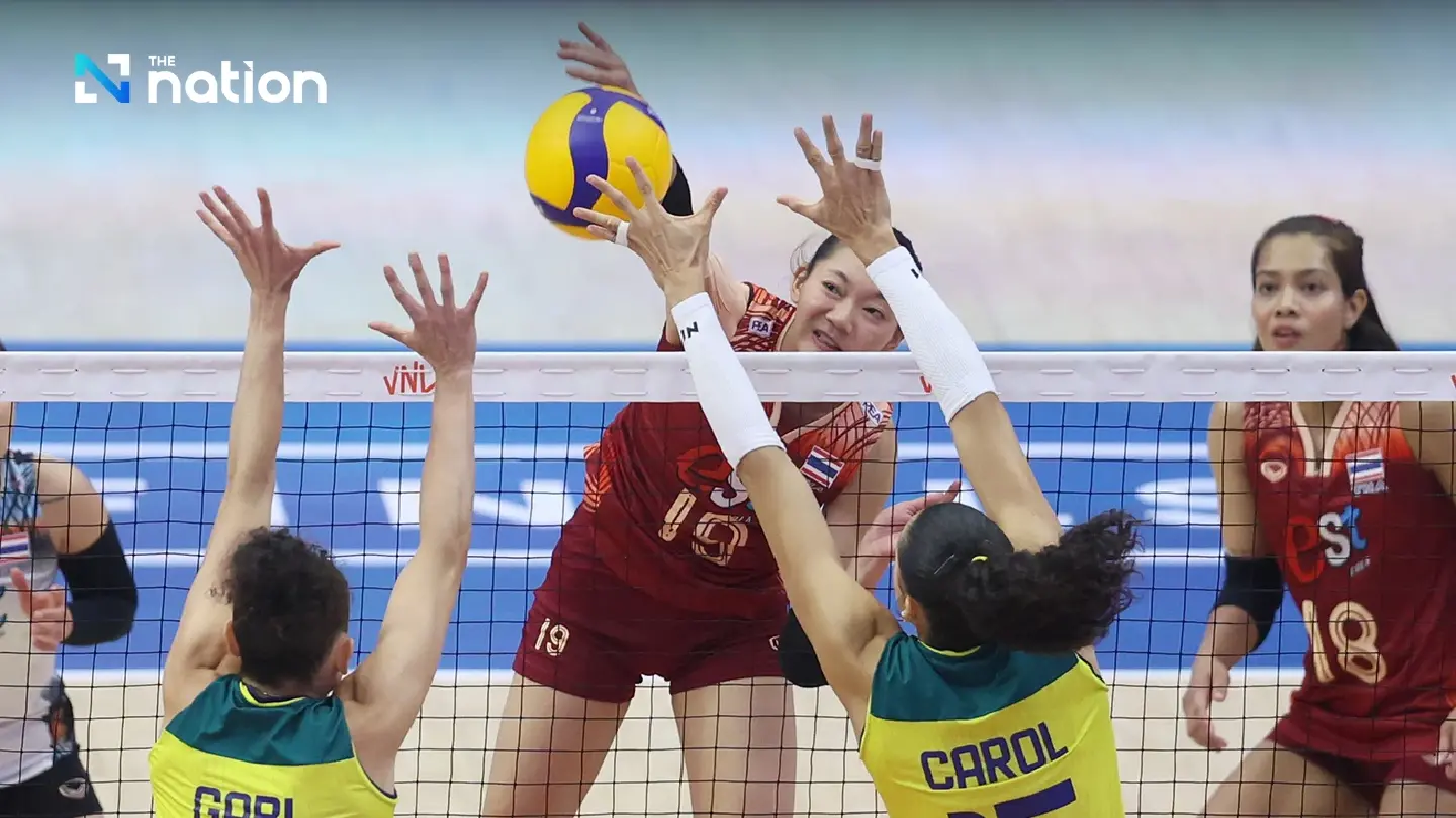 Thai women’s volleyball team goes down fighting to No. 1 Brazil Thai women’s volleyball team goes down fighting to No. 1 Brazil