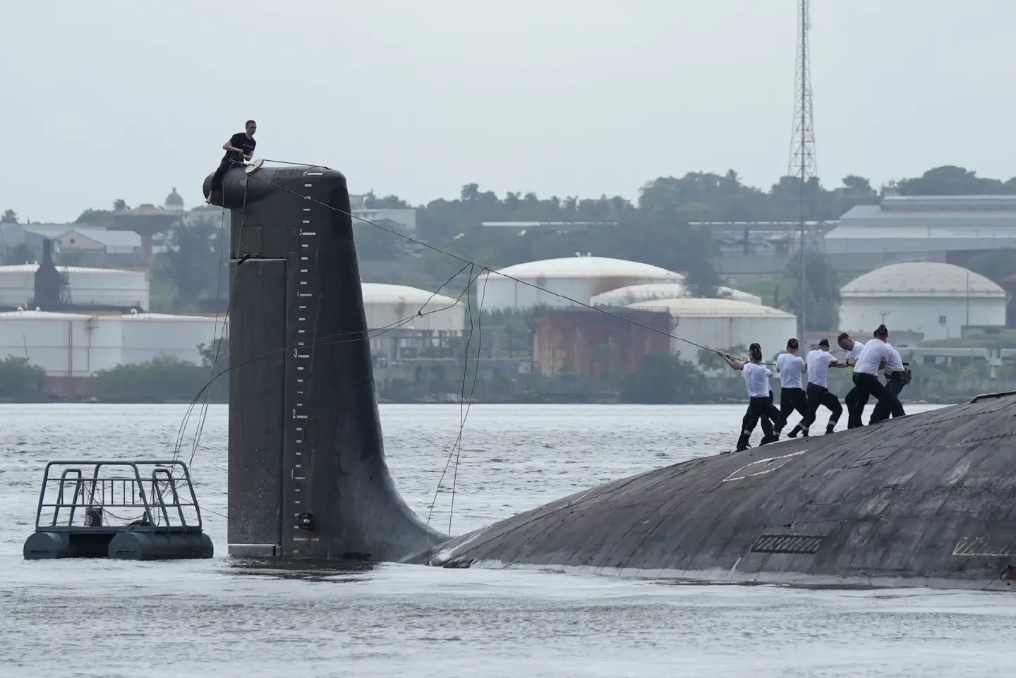Russian warships reach Cuban waters ahead of military exercises in the Caribbean
