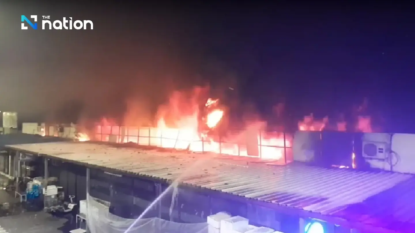 Fire overwhelms Chatuchak Market’s pet zone
