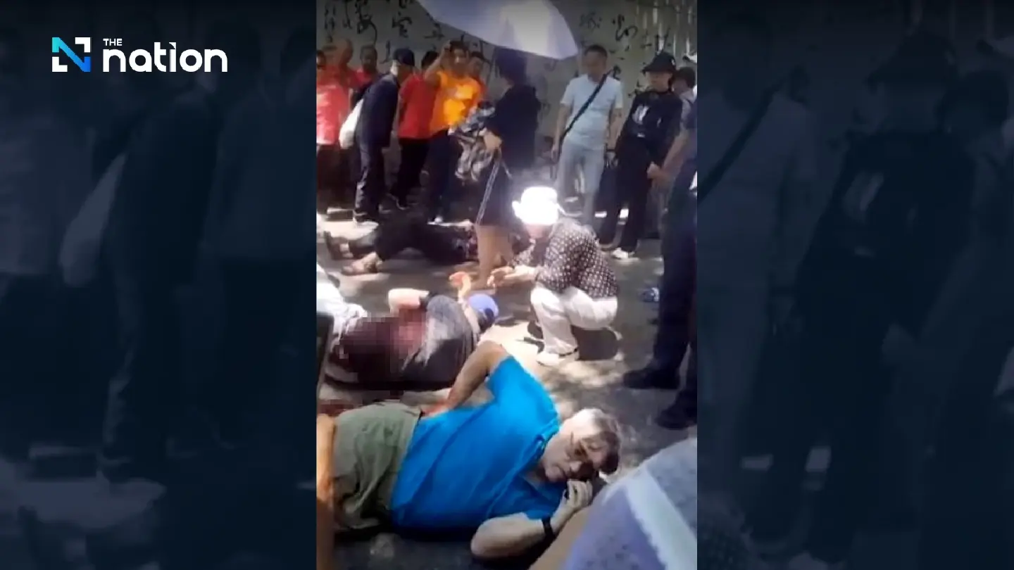 Four American educators stabbed in park in northeast China Four American educators stabbed in park in northeast China