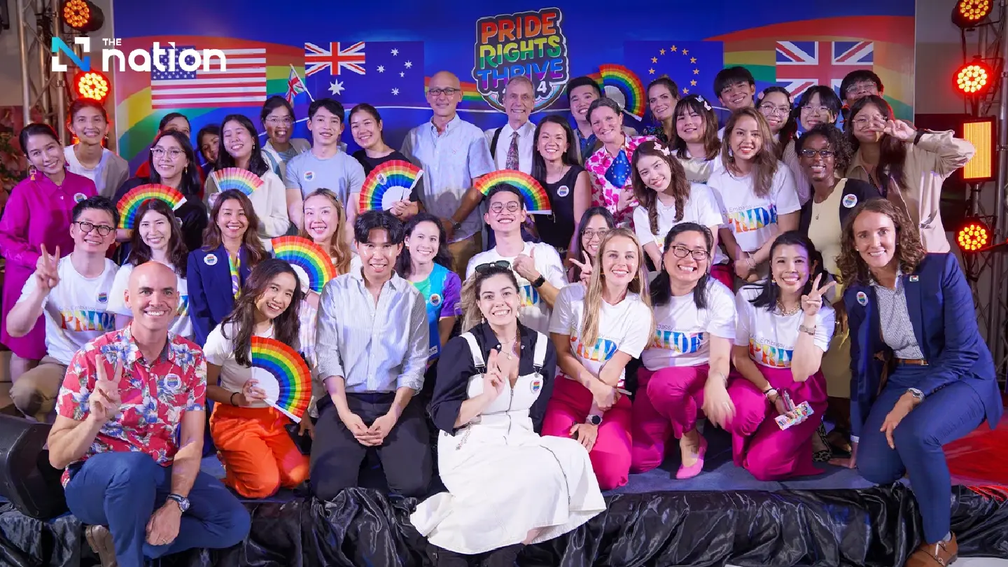 Bangkok diplomatic corps gather to mark Pride Month Bangkok diplomatic corps gather to mark Pride Month