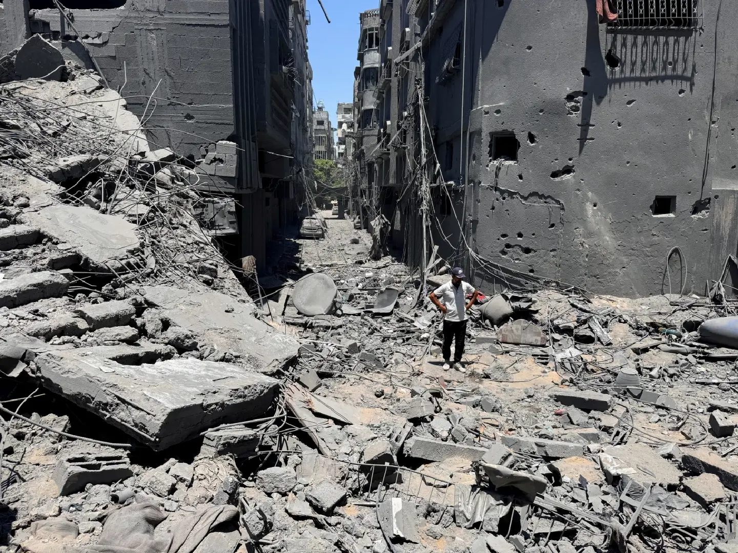 At least 42 killed in Israeli strikes in Gaza City refugee camp, neighbourhood At least 42 killed in Israeli strikes in Gaza City refugee camp, neighbourhood