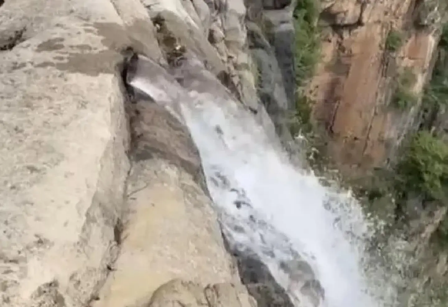Chinese waterfall suspected of being man-made after pipes found supplying it
