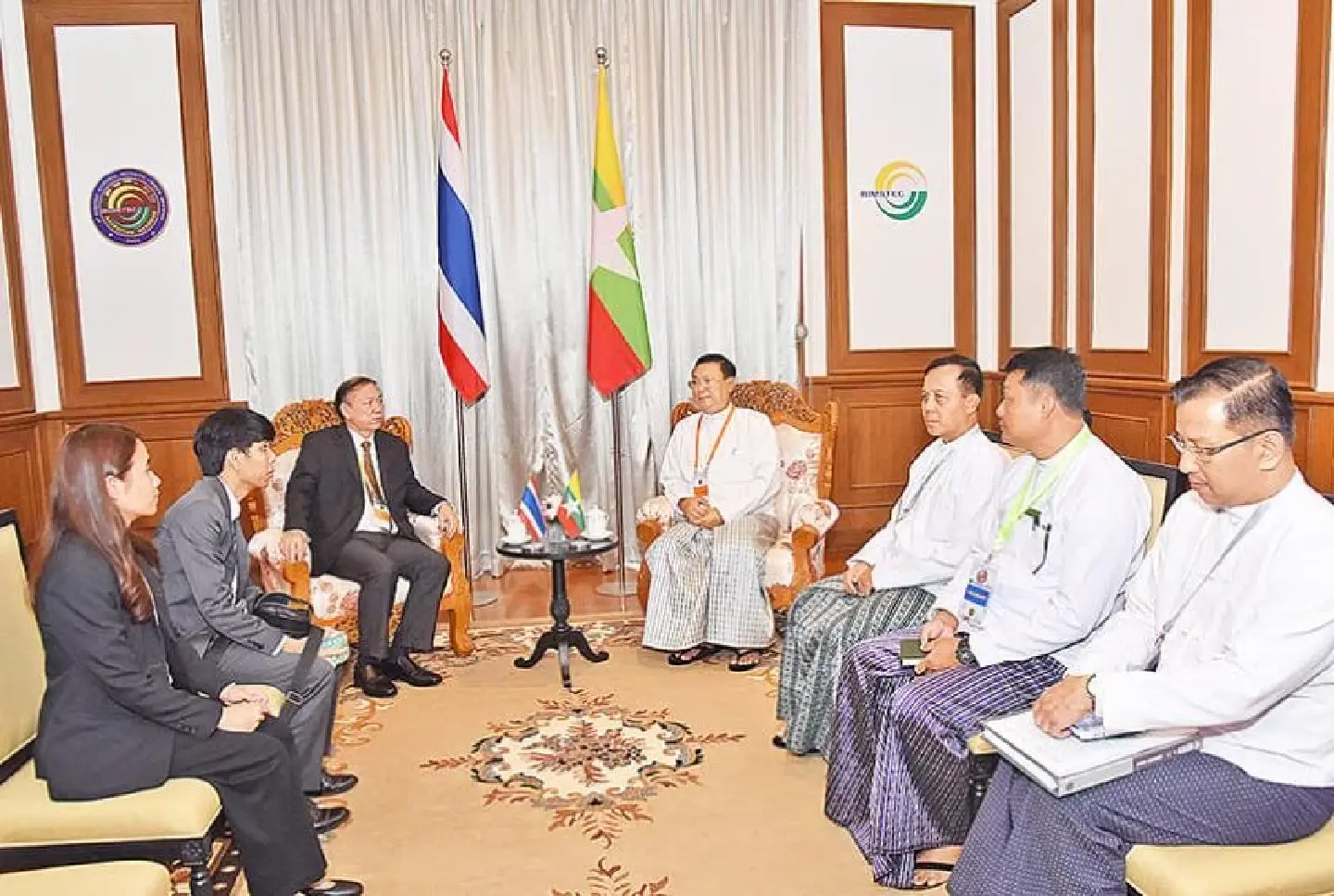 Myanmar NSA meets Thai, Sri Lankan counterparts on security cooperation Myanmar NSA meets Thai, Sri Lankan counterparts on security cooperation