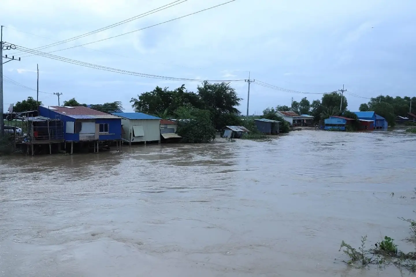 Floods ravage Cambodian provinces, crocodile alerts issued