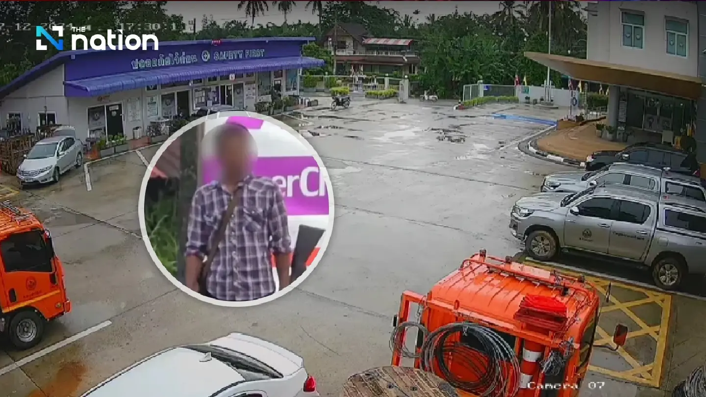 Alleged shooter of Surat Thani PEA office nabbed Alleged shooter of Surat Thani PEA office nabbed