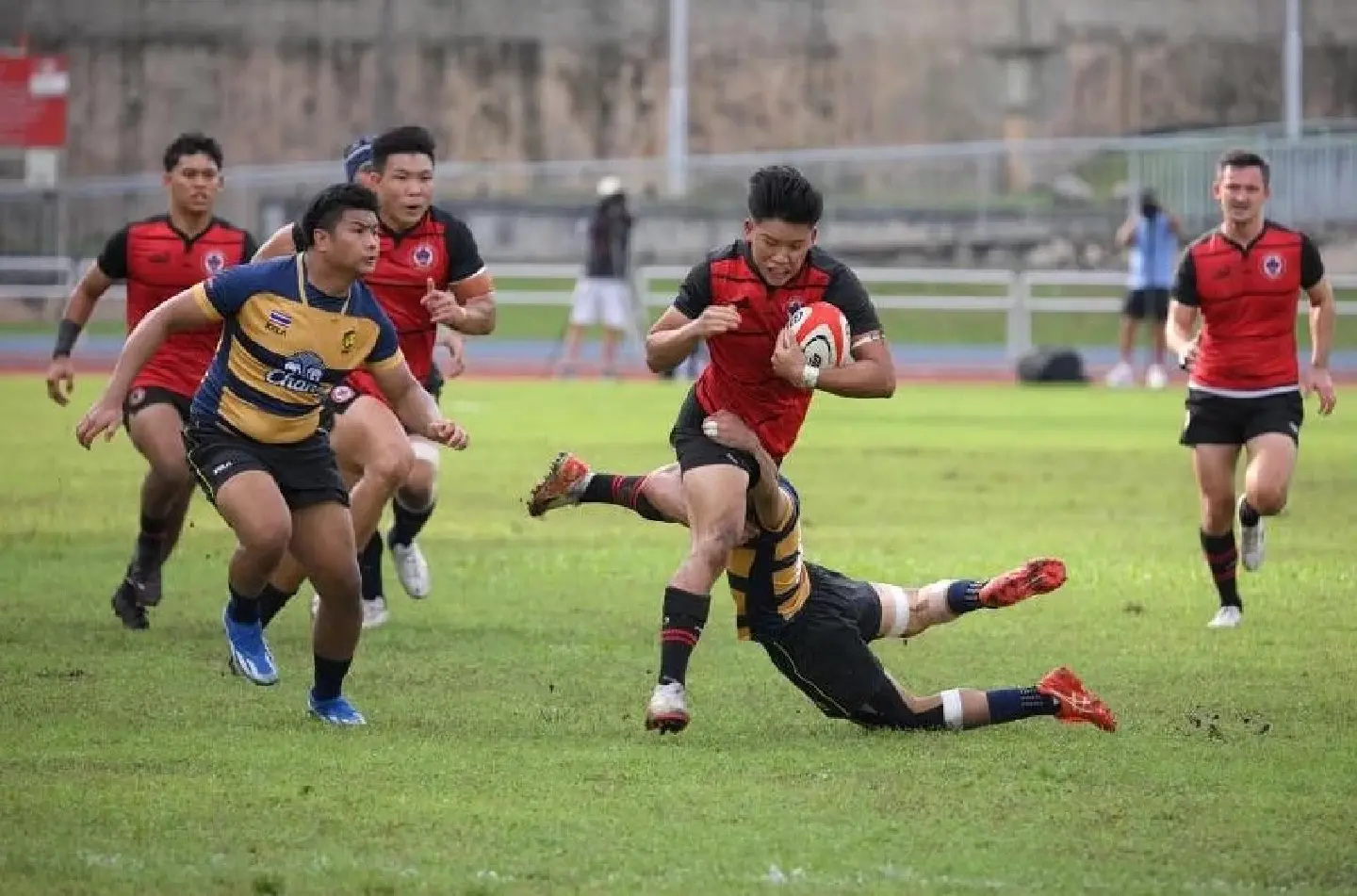 Singapore men’s rugby team rout Thailand 30-8 in Unions Cup