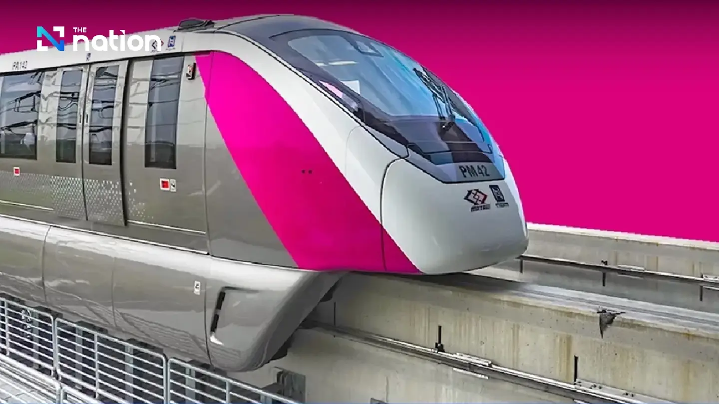 Pink Line extension 60% complete, expected to open next year
