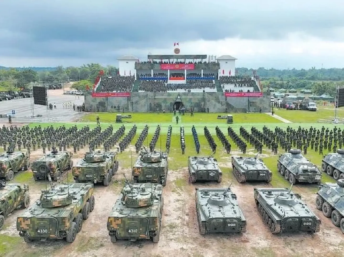 Laos, China share in joint military drill