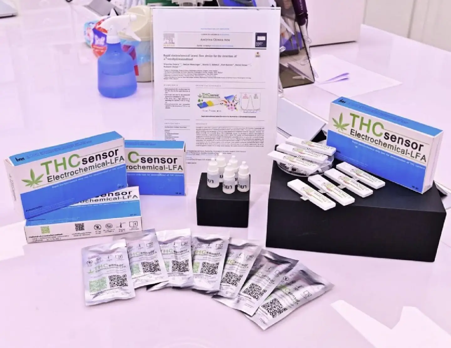 Test Kit for THC amount in cannabis products Test Kit for THC amount in cannabis products
