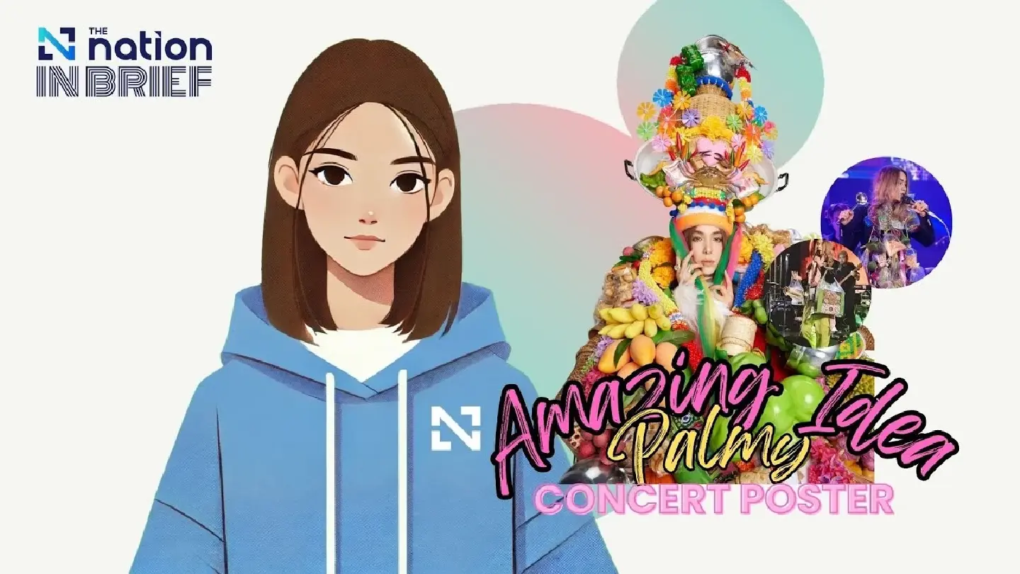 Amazing Idea Behind “Palmy” Concert Poster is showing off Thai Culture in Pop Music