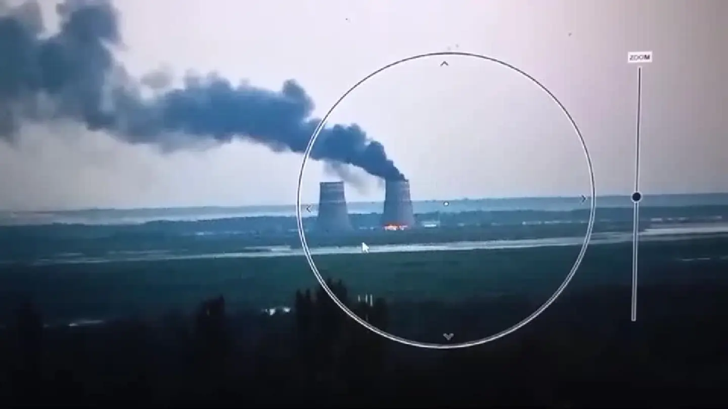 Ukraine and Russia trade accusations over fire at occupied nuclear plant
