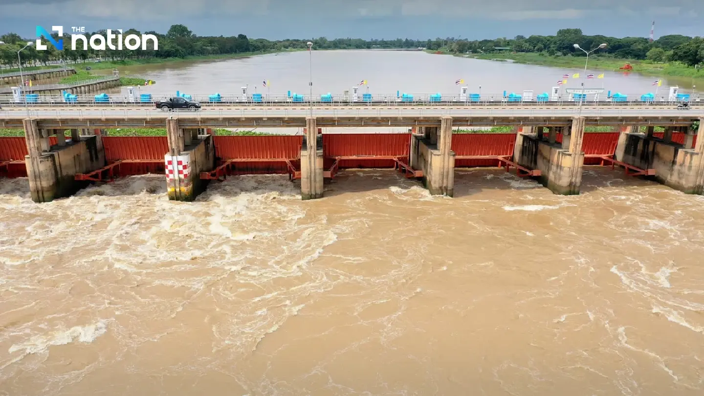 Chao Phraya Dam speeds up water release to 1,300 cubic metres per second