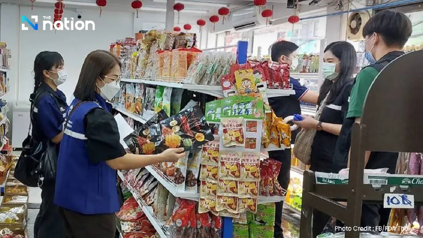 Over 1,600 illegal items seized from 11 Chinese supermarkets in Bangkok