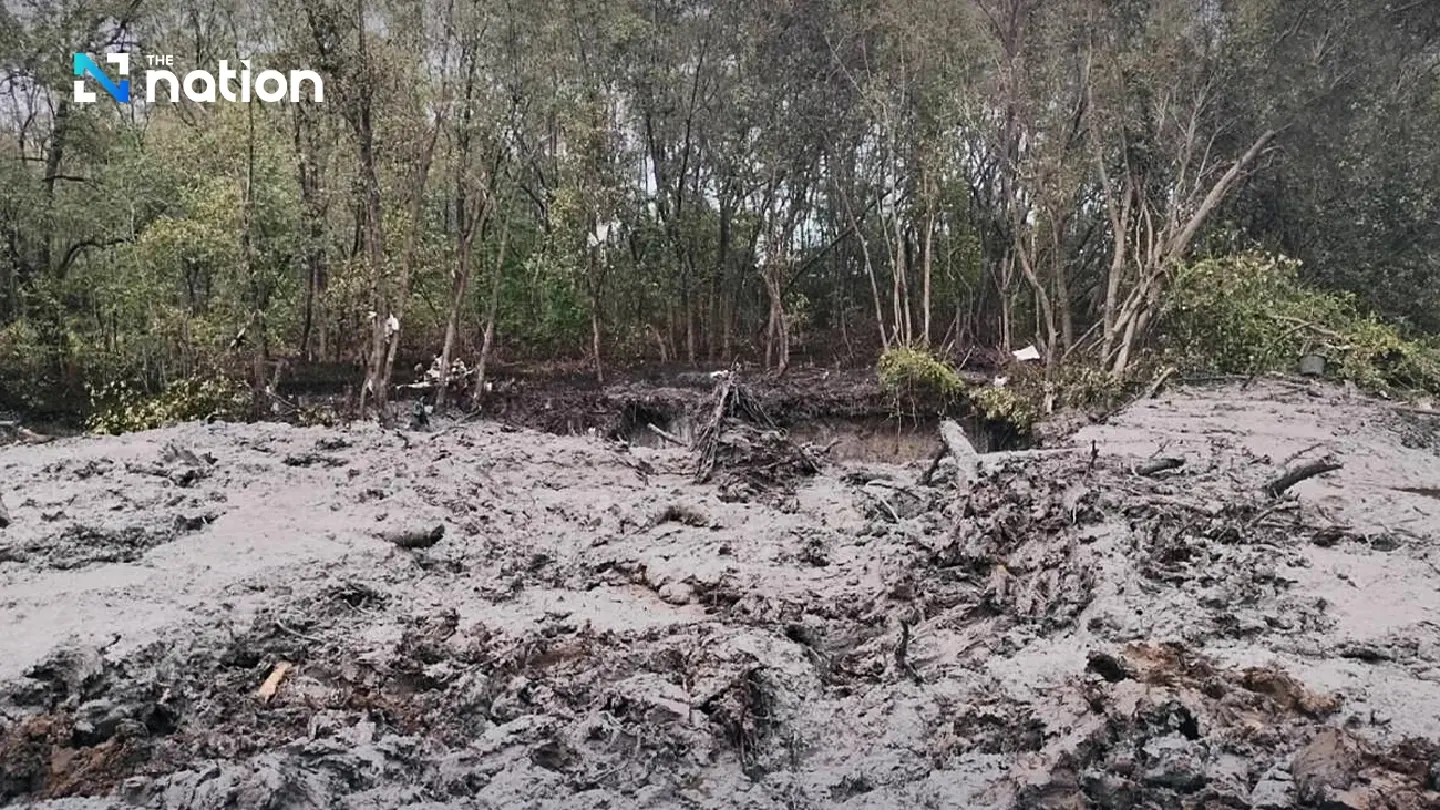Search for wreckage of crashed plane in Chachoengsao concludes Search for wreckage of crashed plane in Chachoengsao concludes
