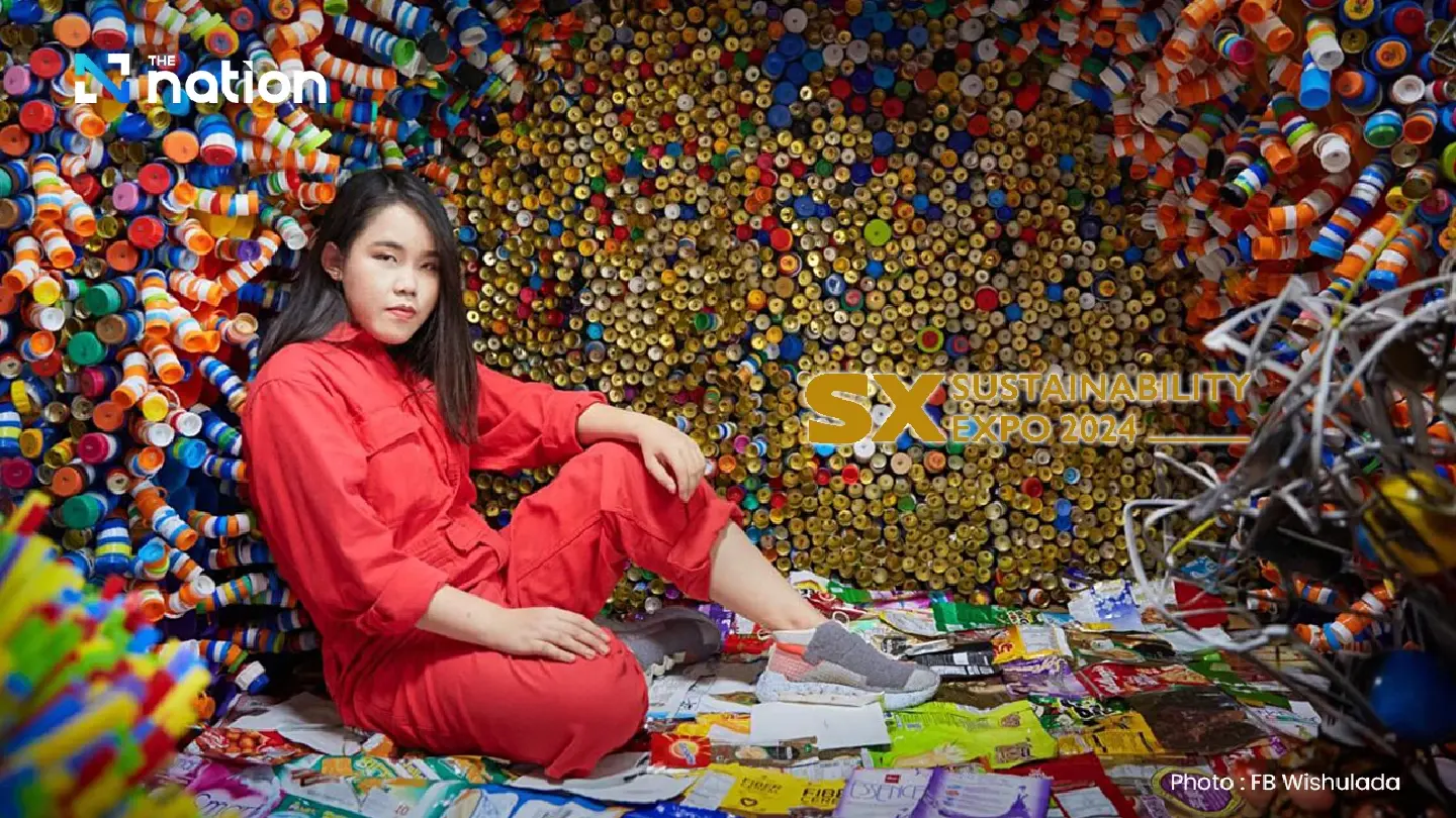 A Thai artist with a message on waste recycling and reduction