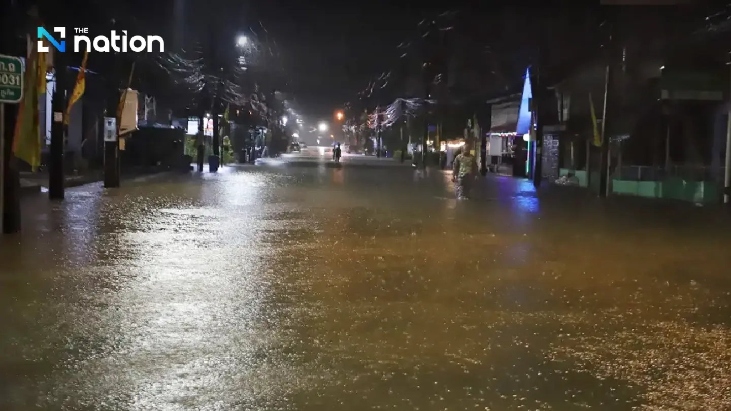 Part of Phuket flooded as heavy rain continues Part of Phuket flooded as heavy rain continues
