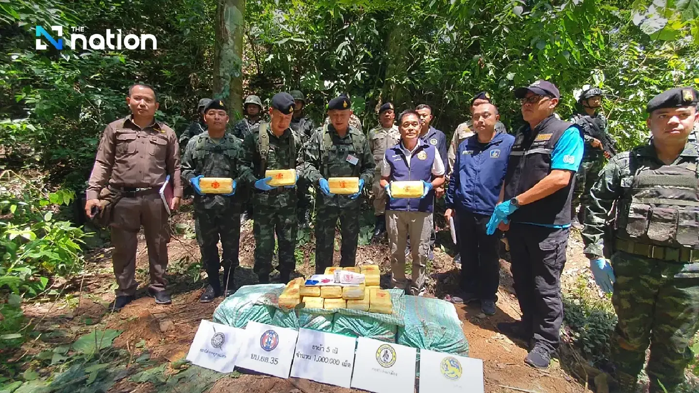 1 million meth pills recovered after shootout with drug gang in Chiang Rai