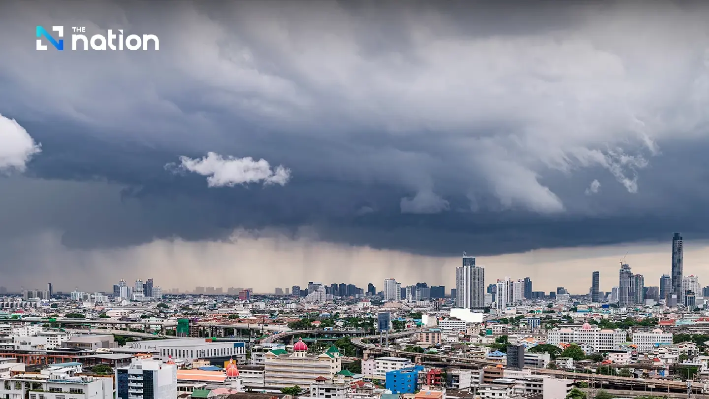 Gusty winds and isolated heavy rains forecast for upper Thailand