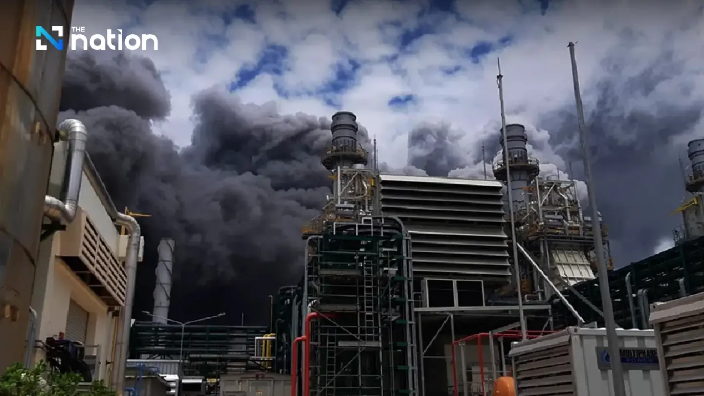 Fire breaks out at PVC factory in Rayong