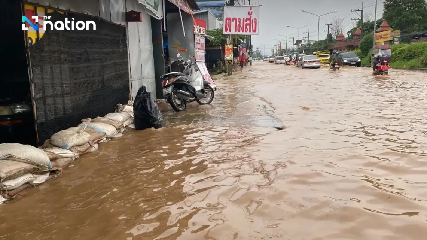 Hang Dong district in Chiang Mai floods again