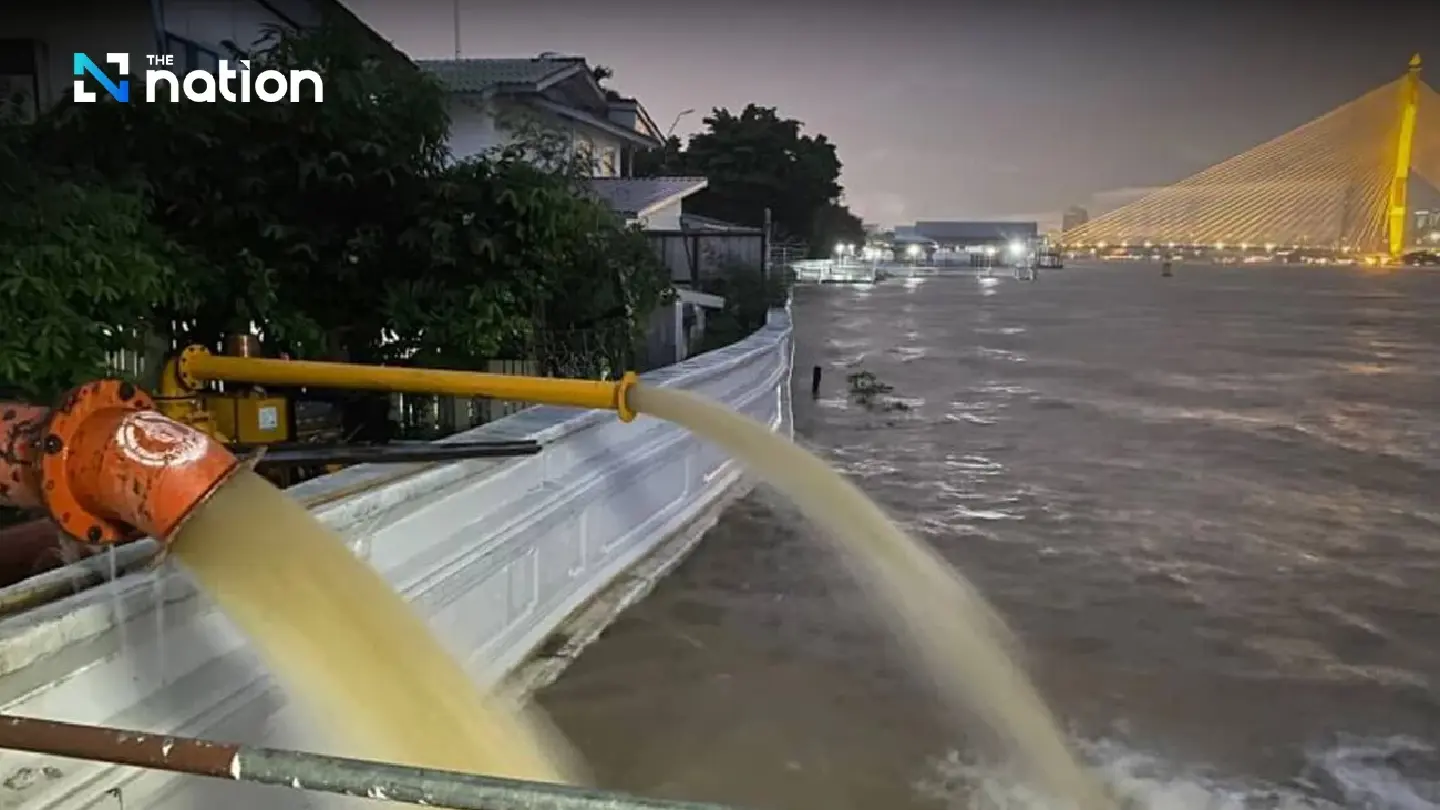 Bangkok and five Central provinces at risk of flooding until Oct 2