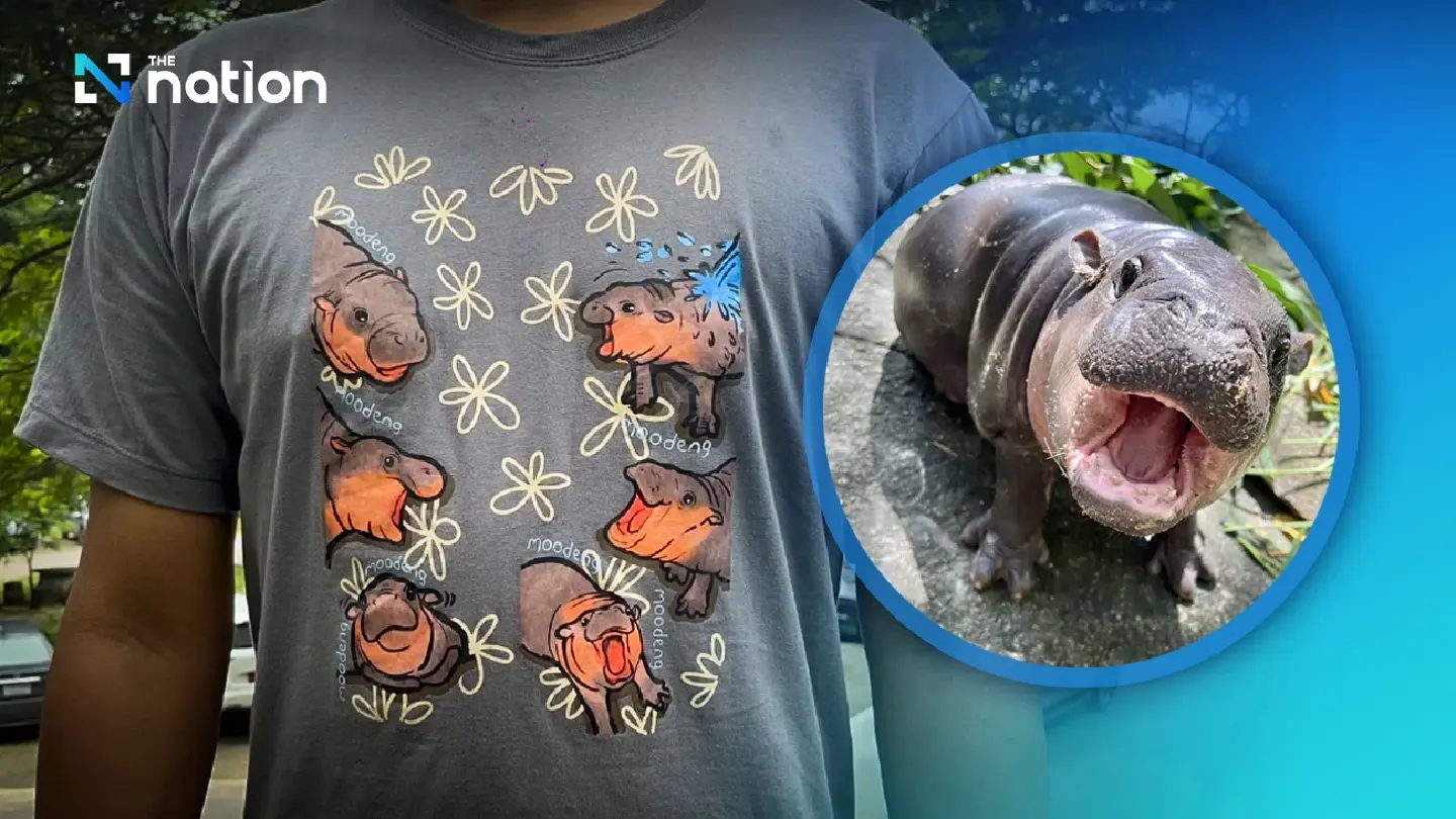 Adorable baby hippo Moo Deng to get her own line of products