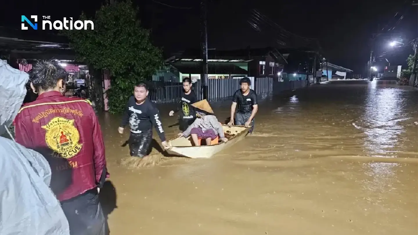 Four more subdistricts in Mae Sai, Chiang Rai brace for flood
