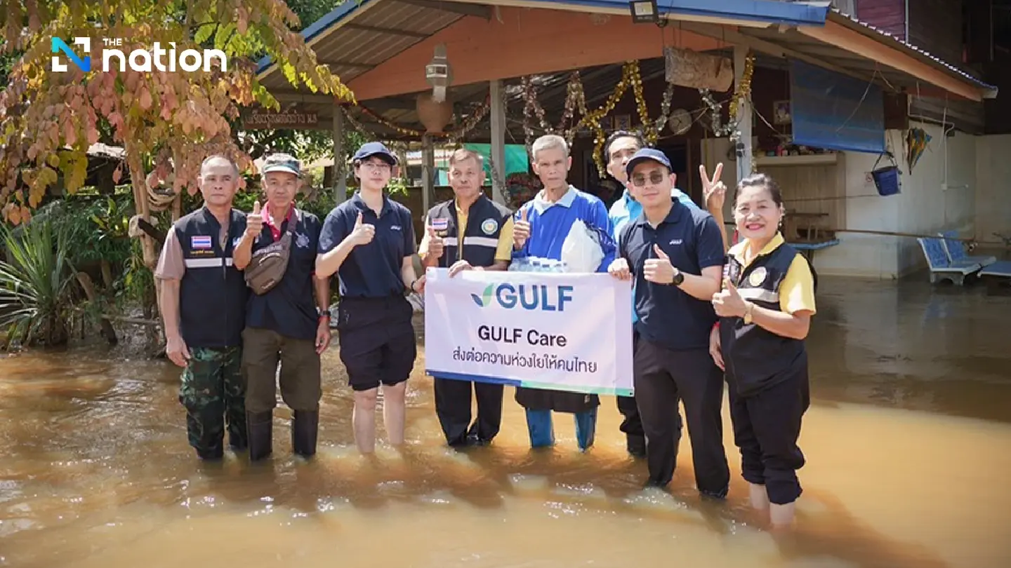GULF extends flood relief efforts in North Thailand