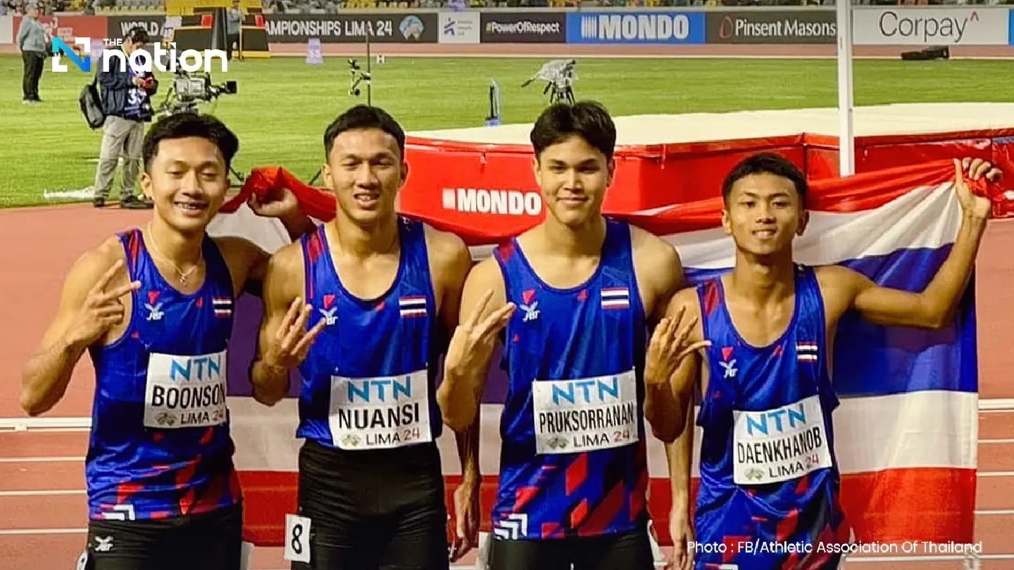 Thai relay team wins bronze at U20 Championships