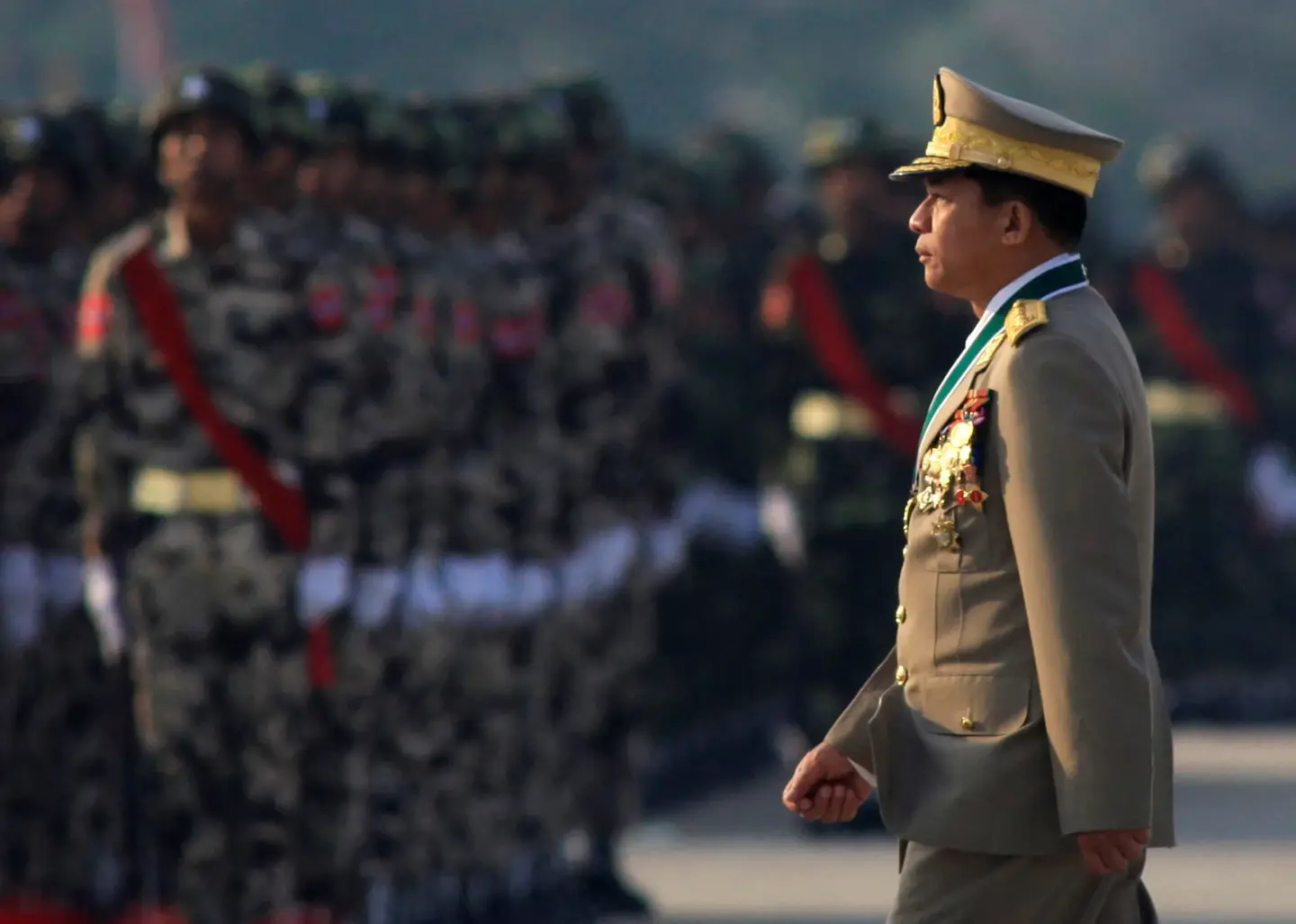 Min Aung Hlaing vows to transfer power to elected government after re-election