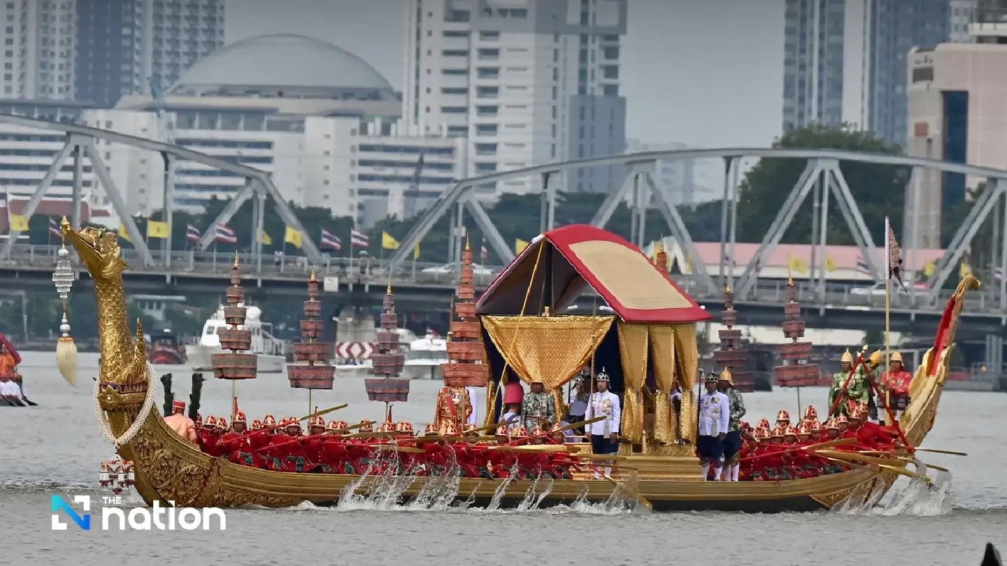 Thousands lined Bangkok’s Chao Phraya River as King's Royal Barge sailed Thousands lined Bangkok’s Chao Phraya River as King's Royal Barge sailed