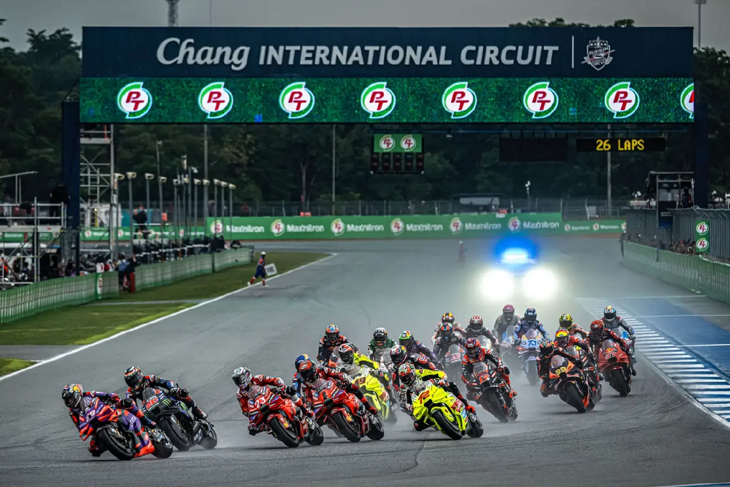 MotoGP Thailand round: Bagnaia triumphs amid rain