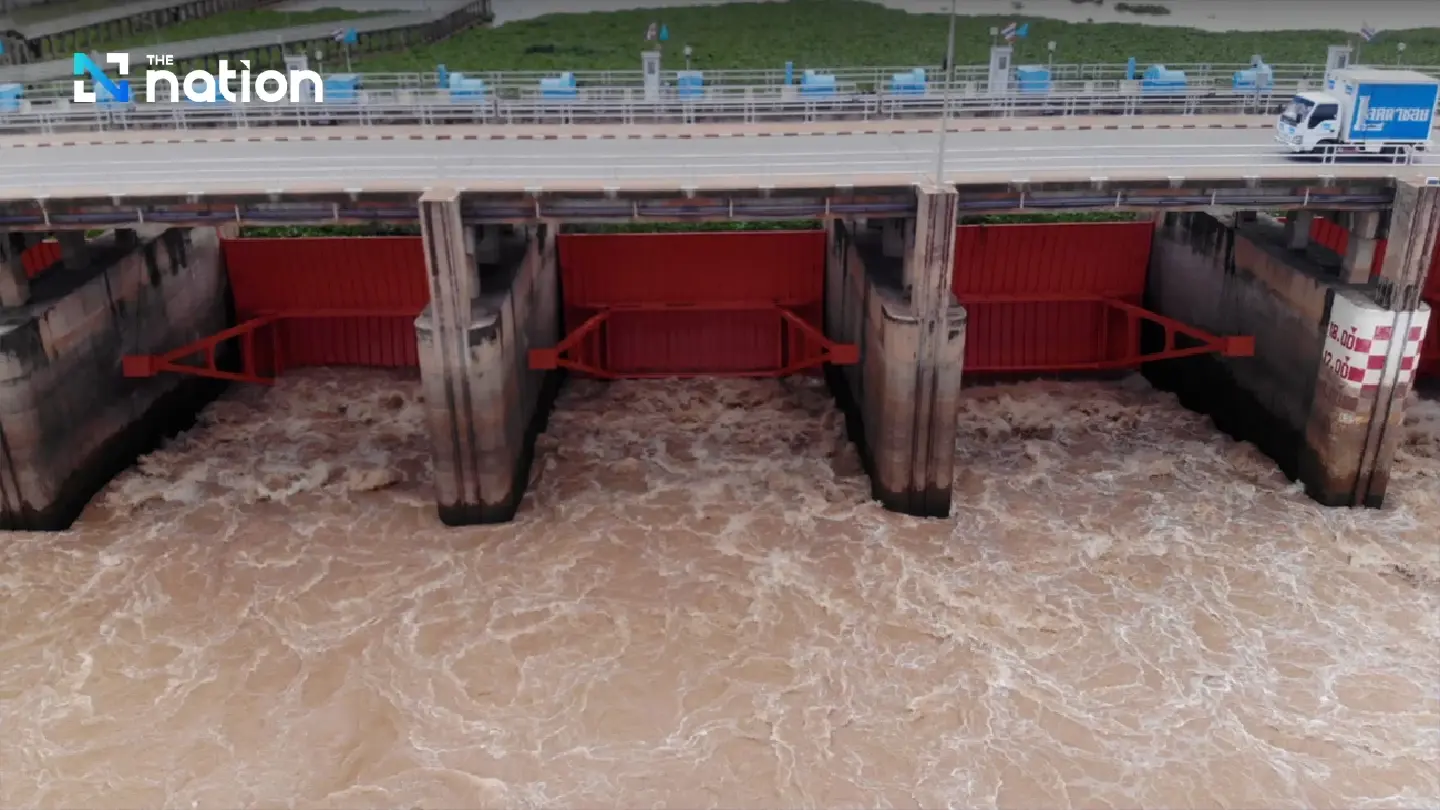 Chao Phraya Dam decreases discharge rate as rains ease Chao Phraya Dam decreases discharge rate as rains ease