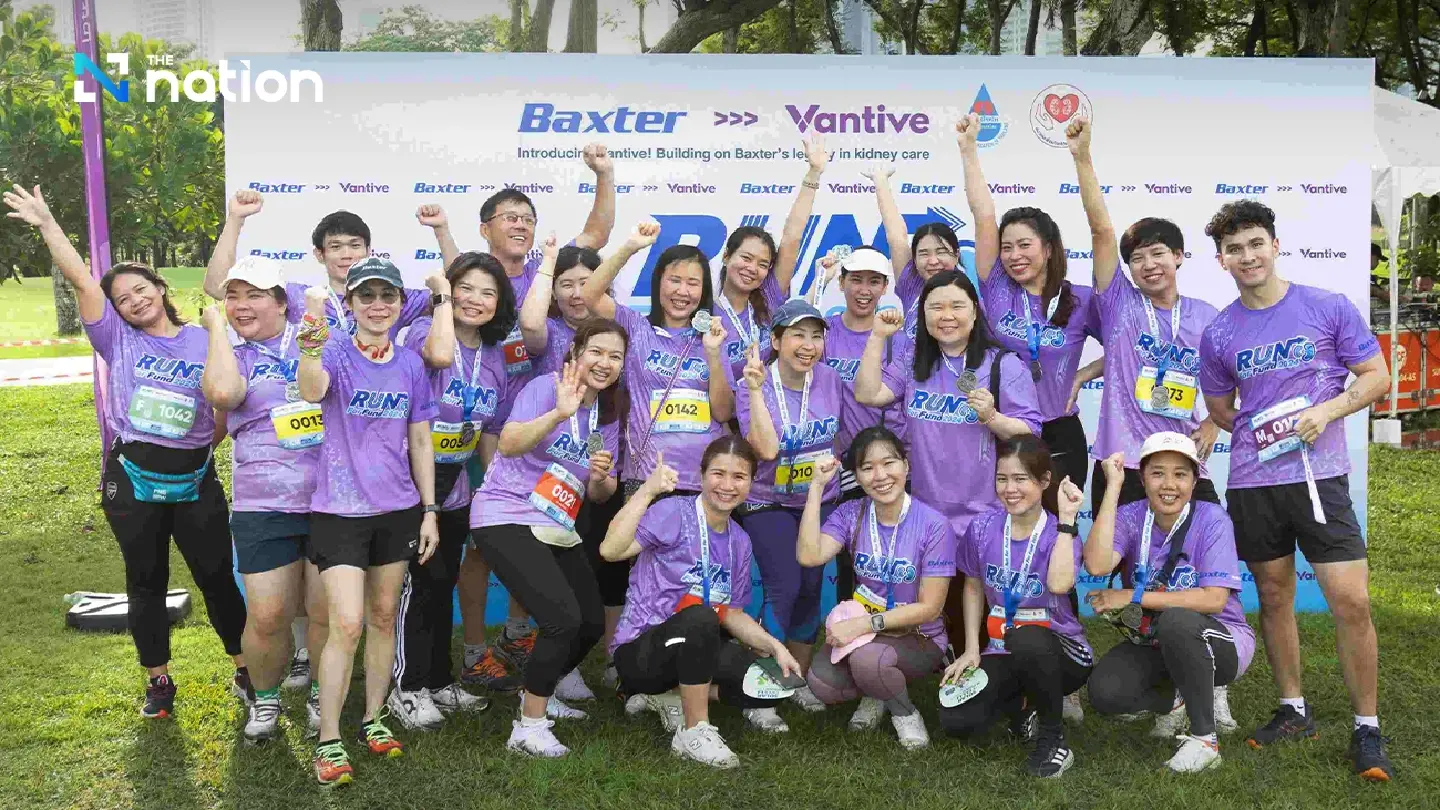 Baxter's "Run for Fund" event raises 500,000 baht for Thai kidney charities Baxter's "Run for Fund" event raises 500,000 baht for Thai kidney charities