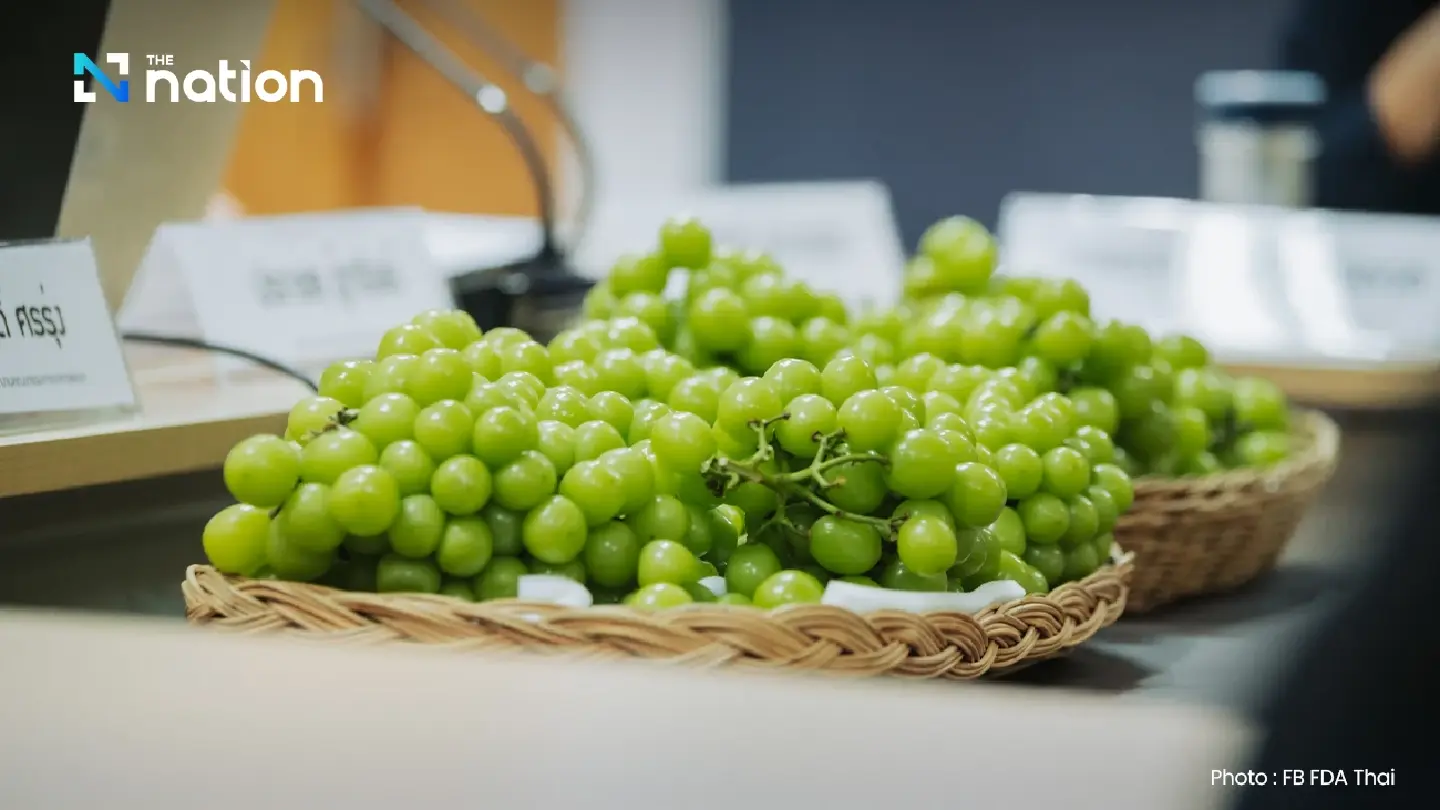 Imported Shine Muscat grapes pose serious health threats