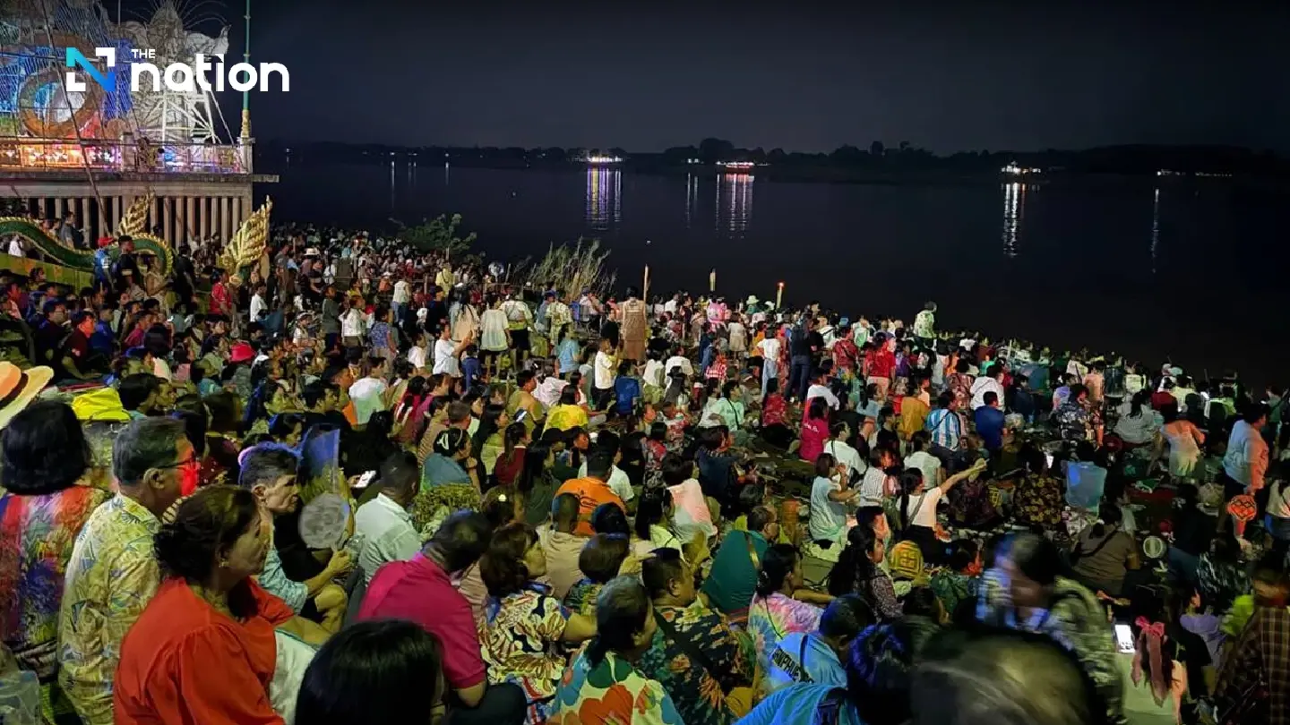 Nong Khai’s night of wonder: 371 ‘Naga Fireballs’ dazzle thousands