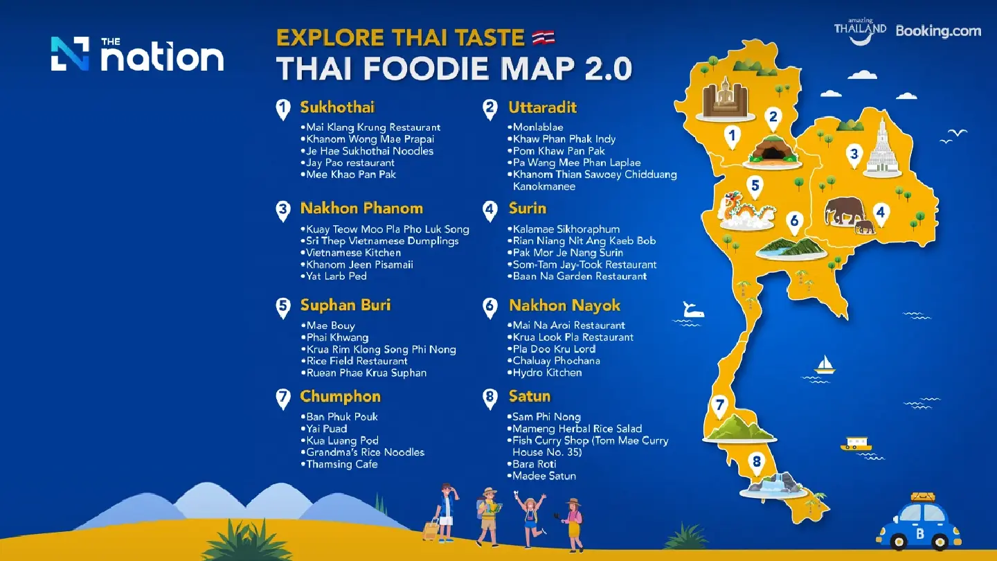 Booking.com, TAT launch #ExploreThaiTaste with Thai Foodie Map 2.0