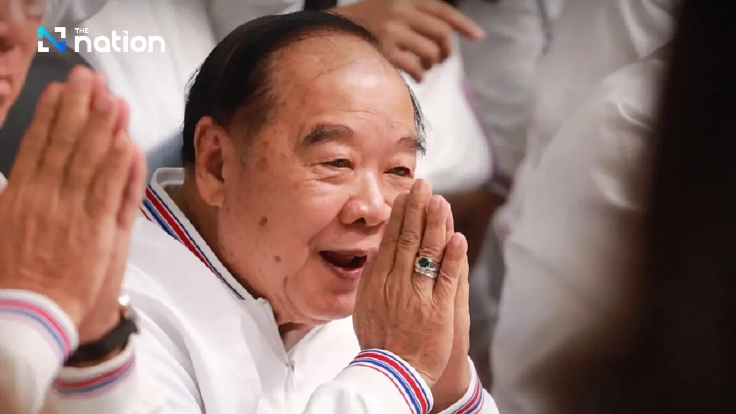 Prawit returns to Parliament, but only to sign his attendance