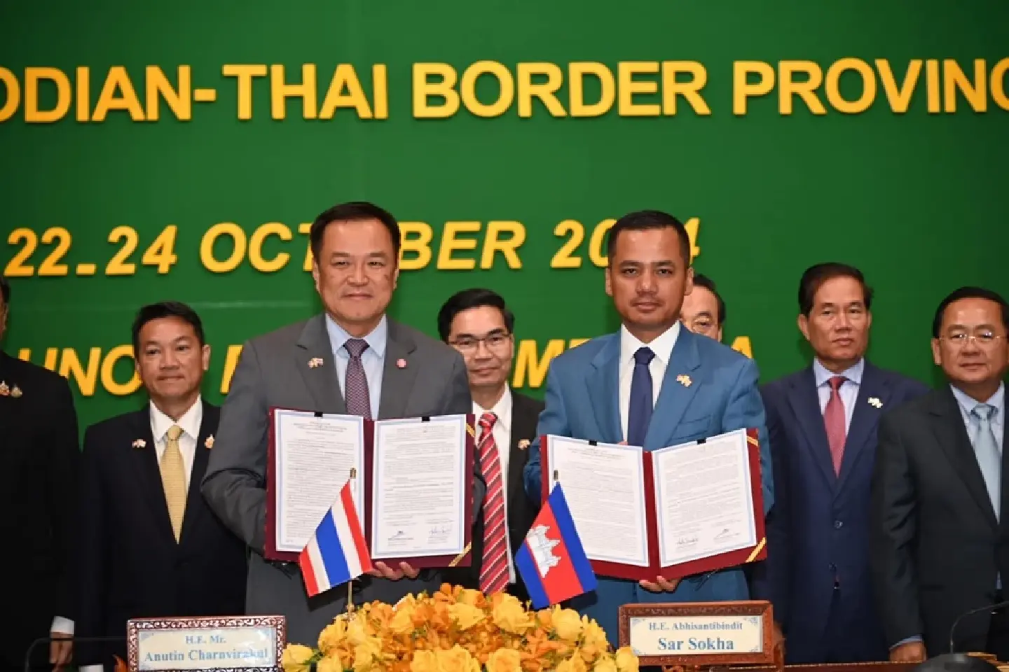 Cambodia, Thailand pledge co-op against scams, drugs at border meeting Cambodia, Thailand pledge co-op against scams, drugs at border meeting