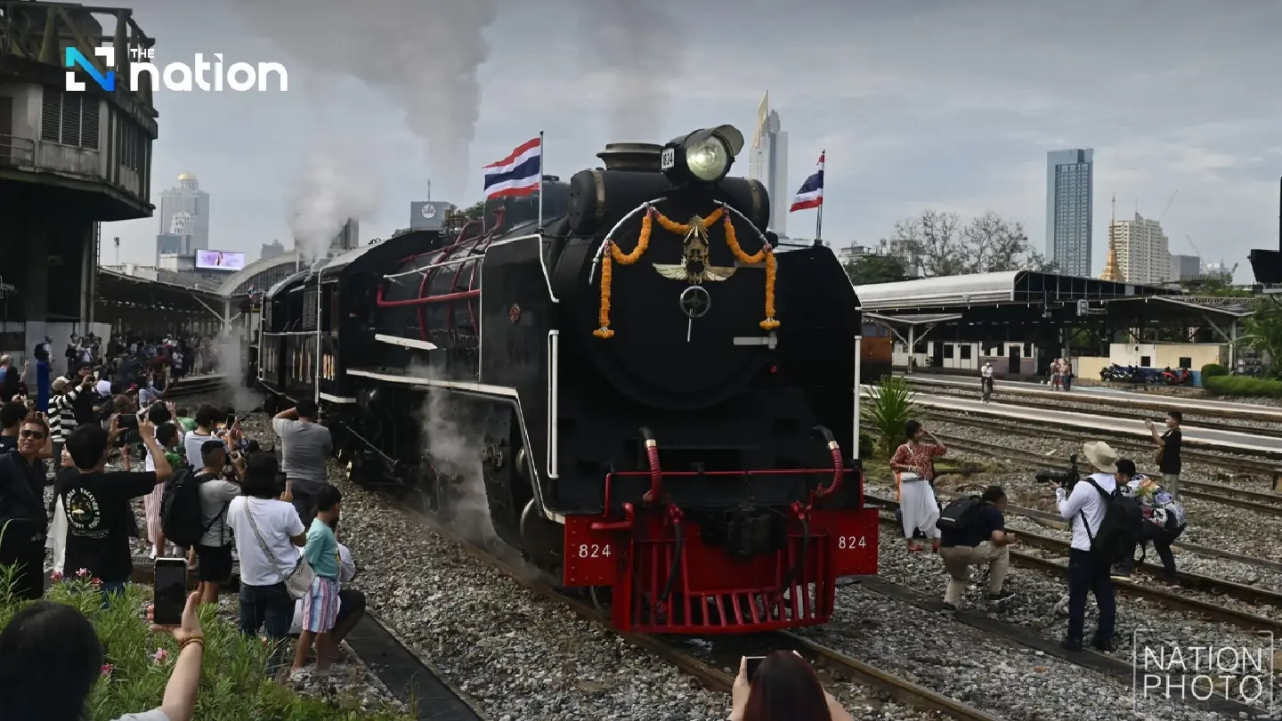 Steam locomotives embark on historic trip to Ayutthaya Steam locomotives embark on historic trip to Ayutthaya