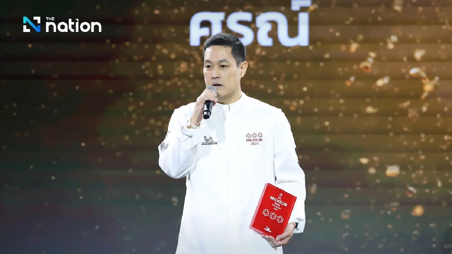 Sorn earns Thailand's first three Michelin stars, a historic milestone