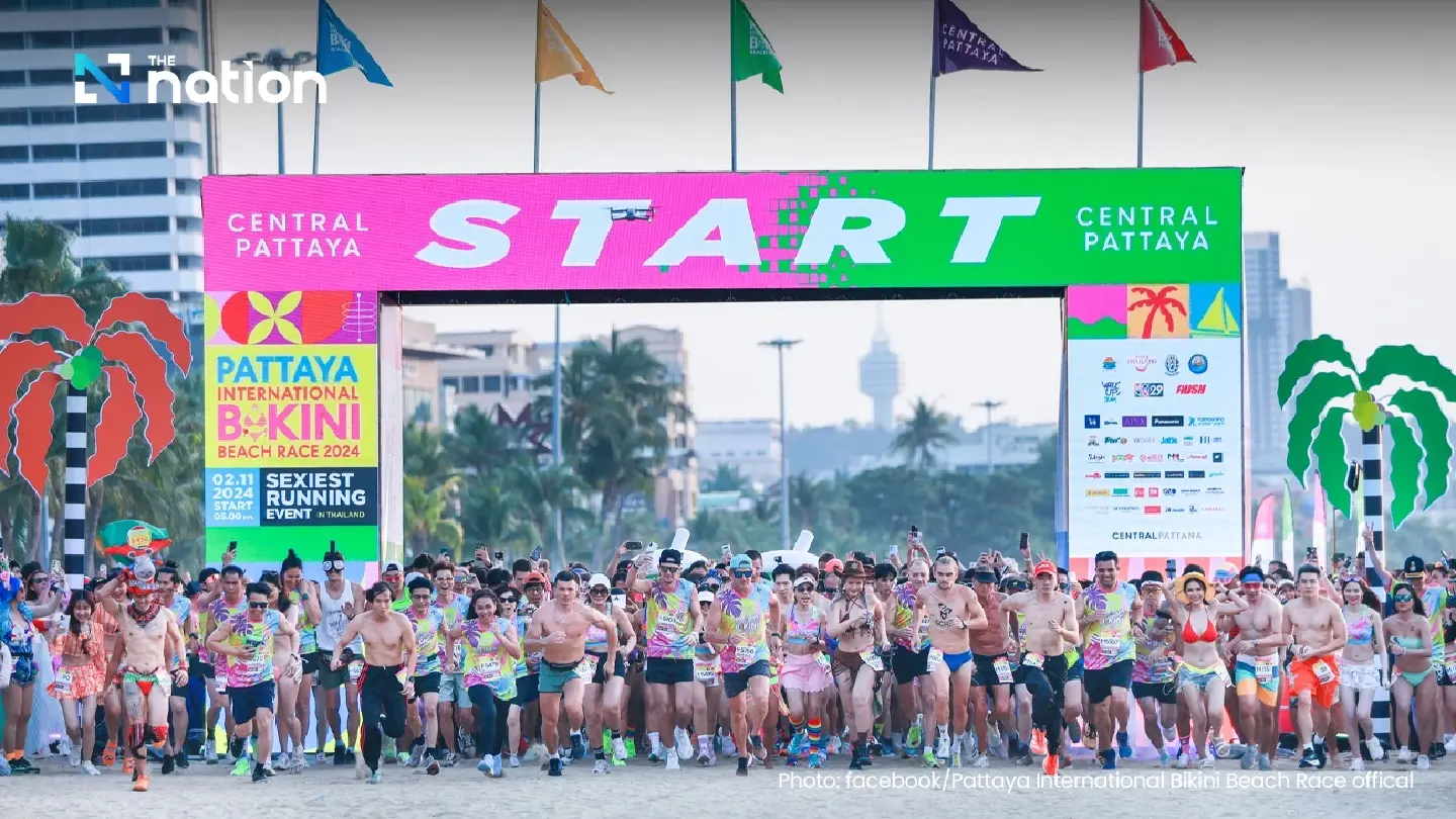 5,000 runners join Pattaya bikini beach run 5,000 runners join Pattaya bikini beach run