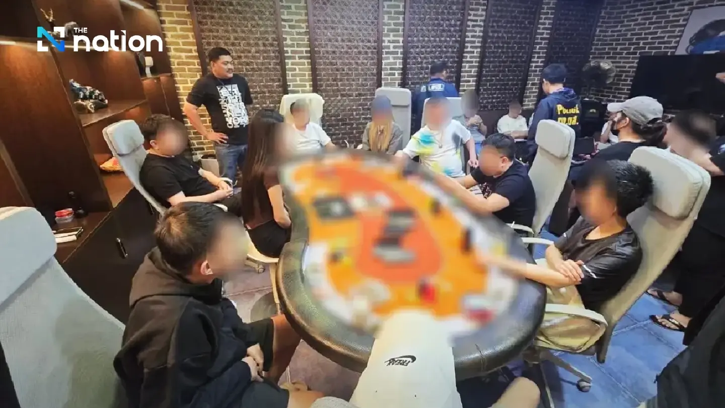 Bangkok police bust poker game, arrest 16 foreigners