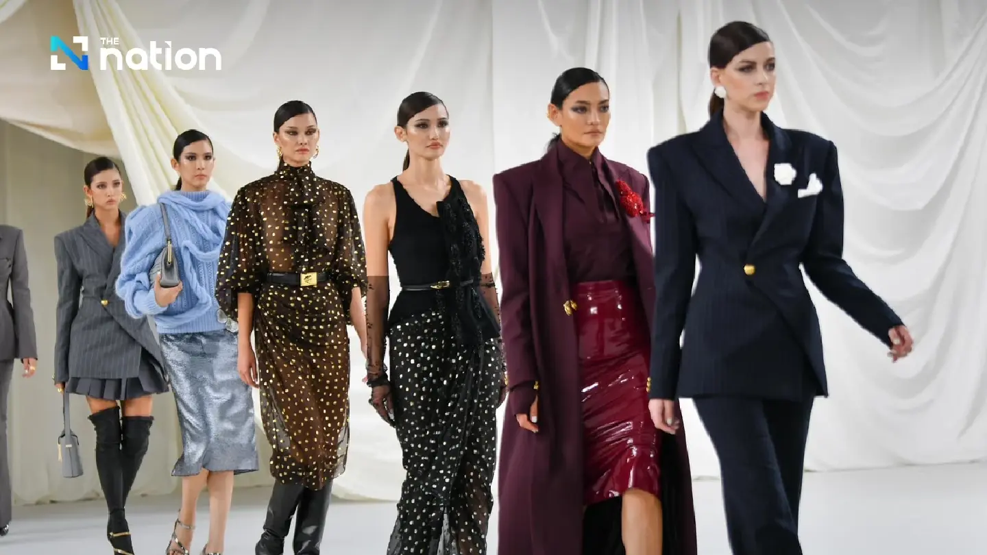 Fashion designer princess showcases her new collection
